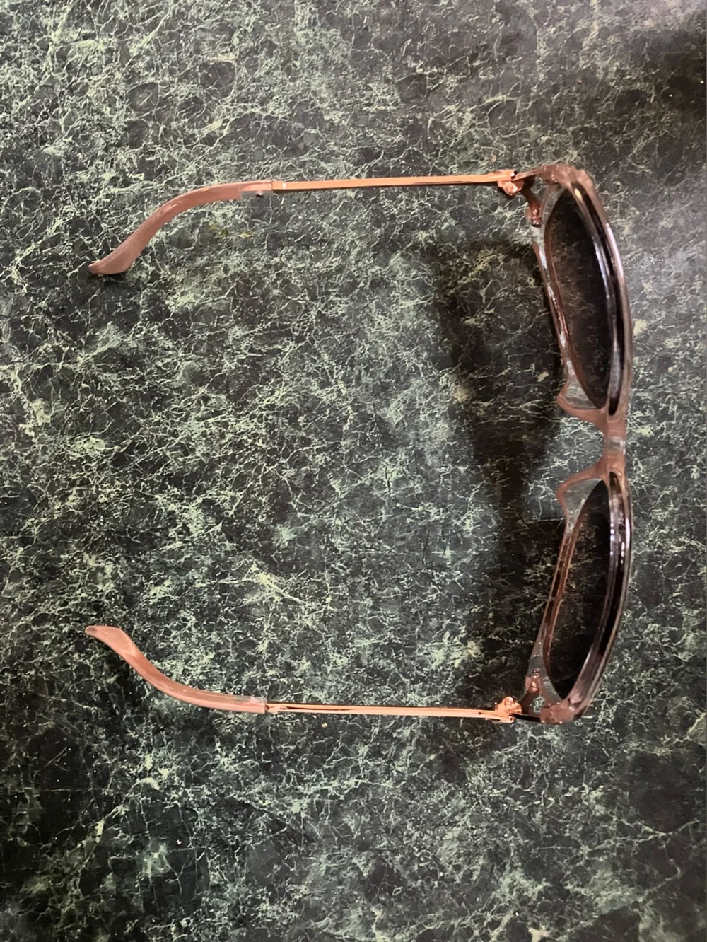 Tahari Pink Oversized Women's Sunglasses with diamond bezel bling rosegold